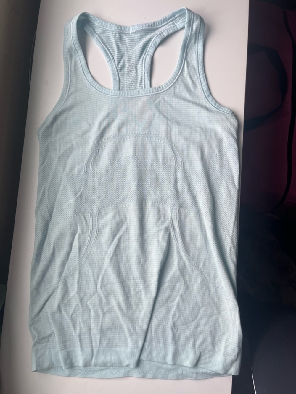 Lululemon Light Blue Racerback Tank Top